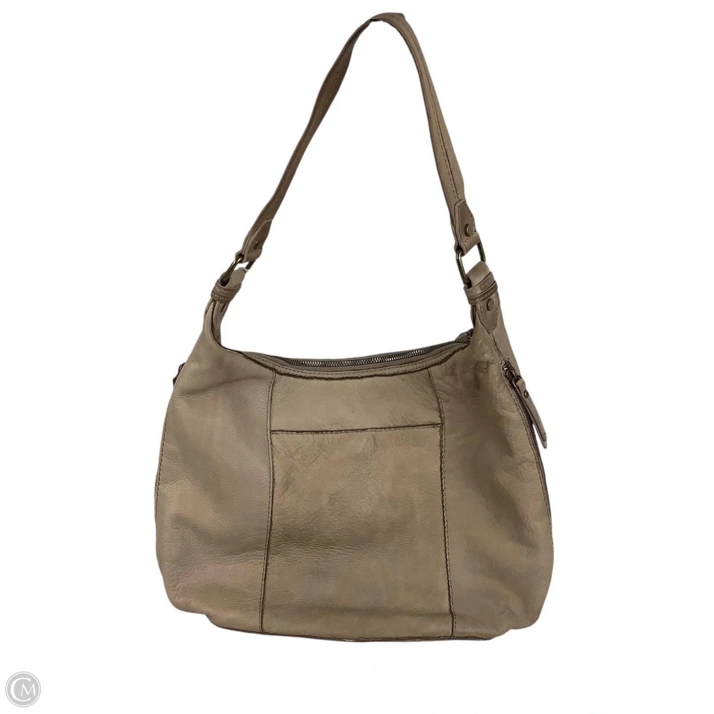 Handbag Leather By Cmc, Size: Medium