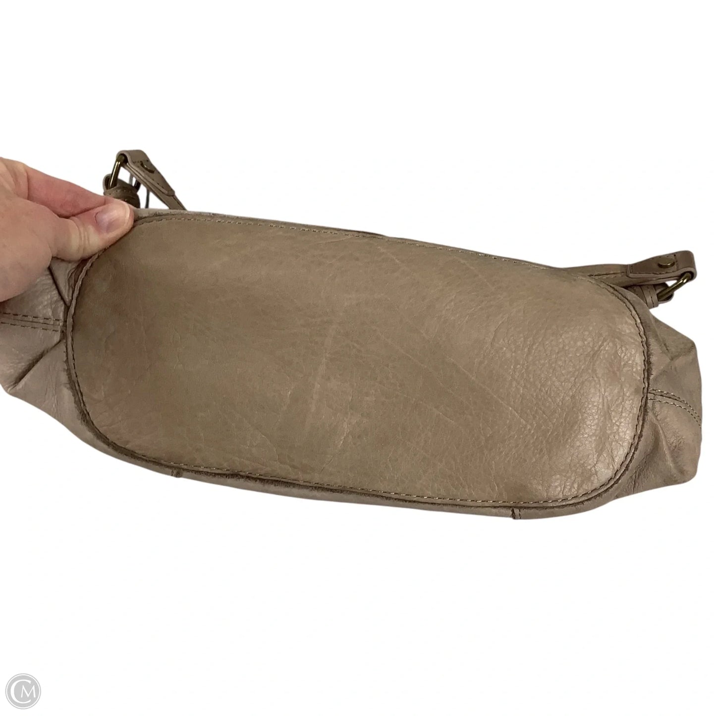 Handbag Leather By Cmc, Size: Medium