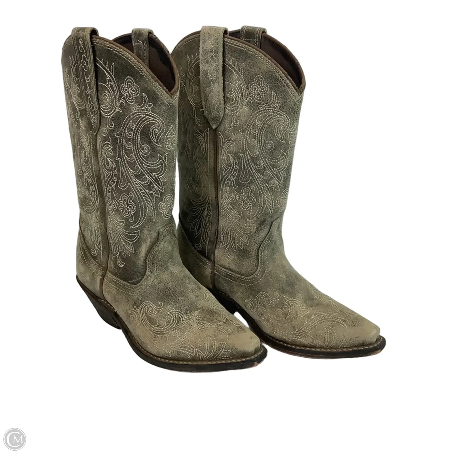 Boots Western By Cmc In Grey, Size: 6.5