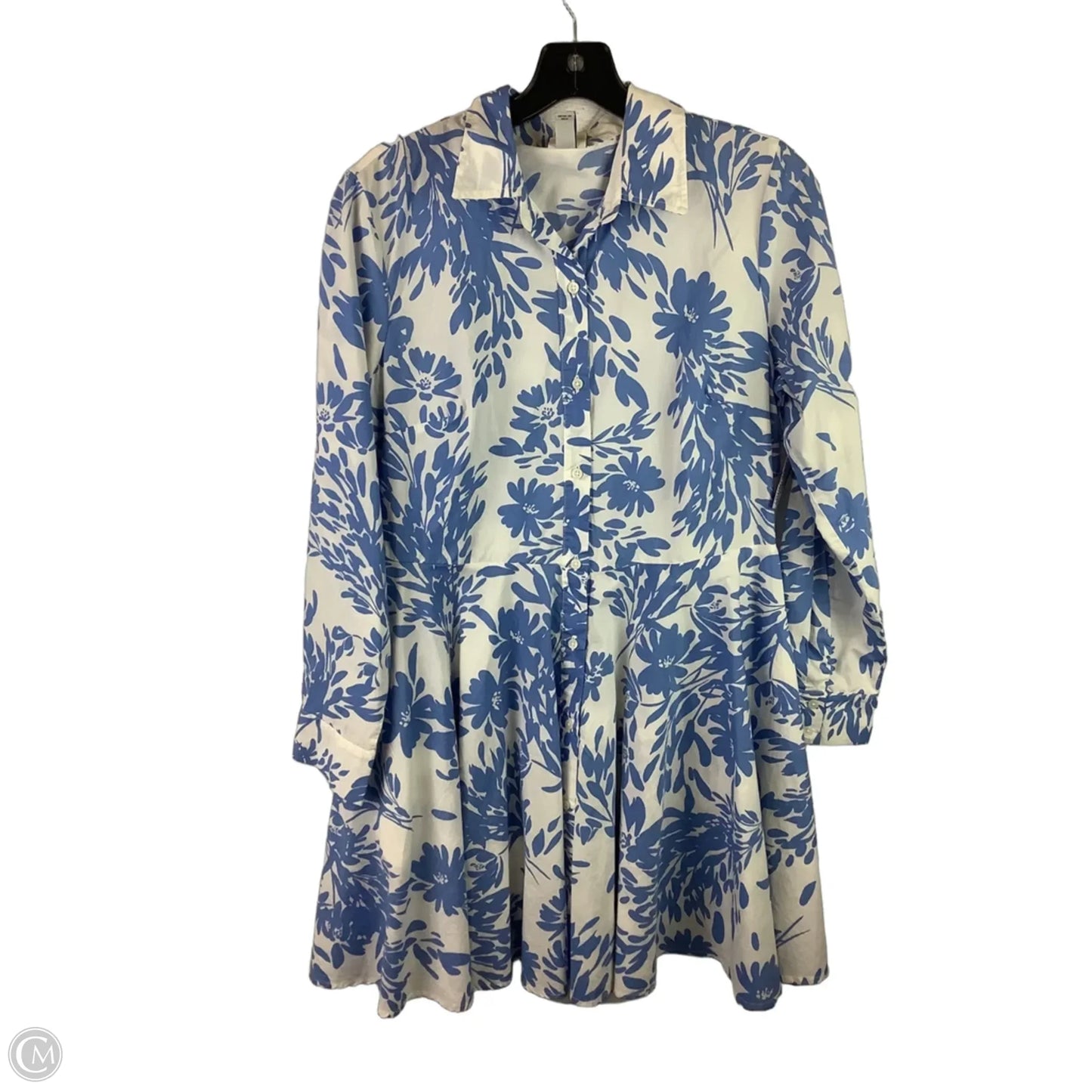Dress Casual Midi By A New Day In Blue, Size: S