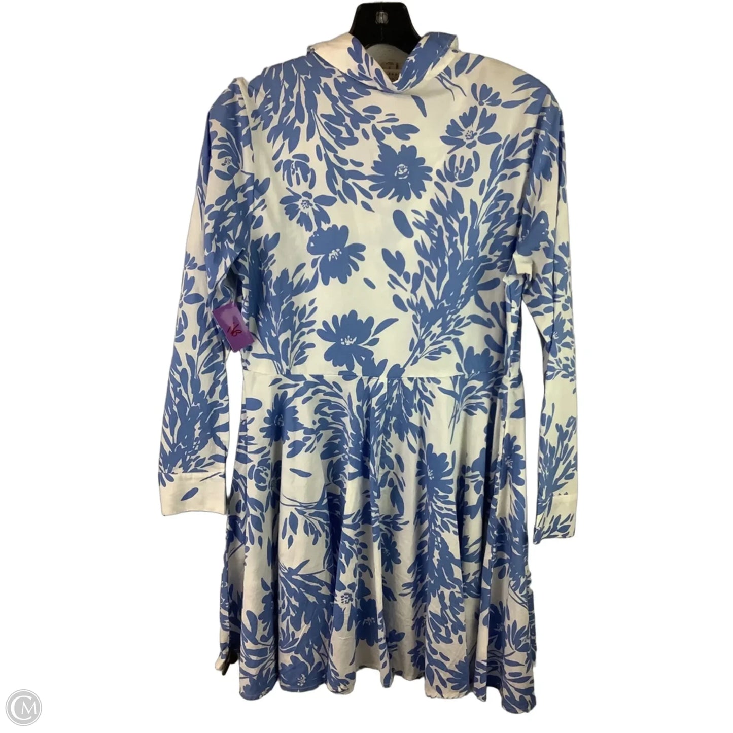 Dress Casual Midi By A New Day In Blue, Size: S
