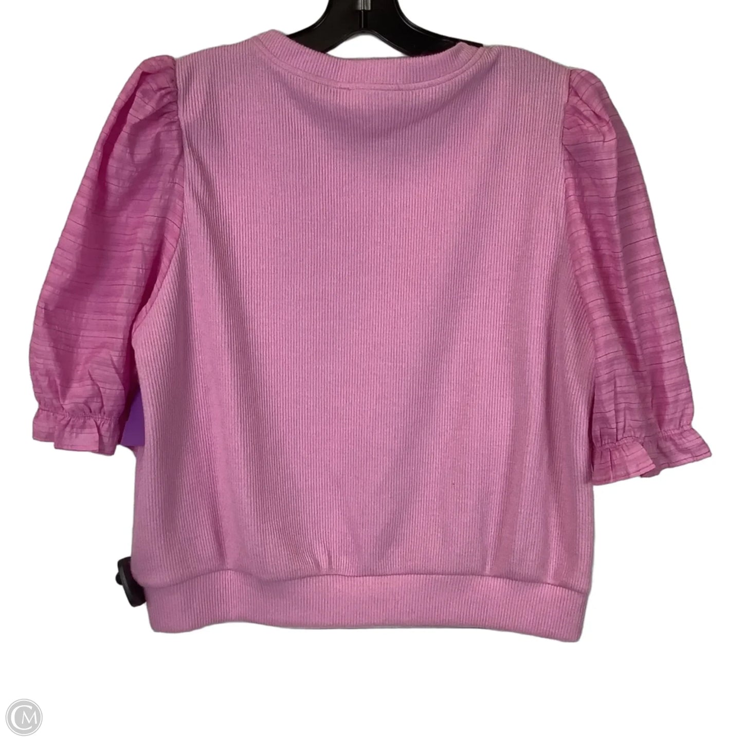 Top Long Sleeve By Thml In Pink, Size: L