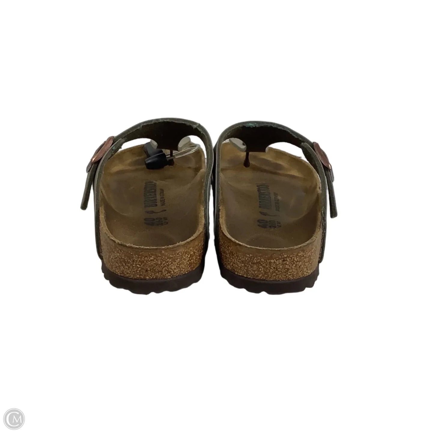 Sandals Flats By Birkenstock In Brown, Size: 9