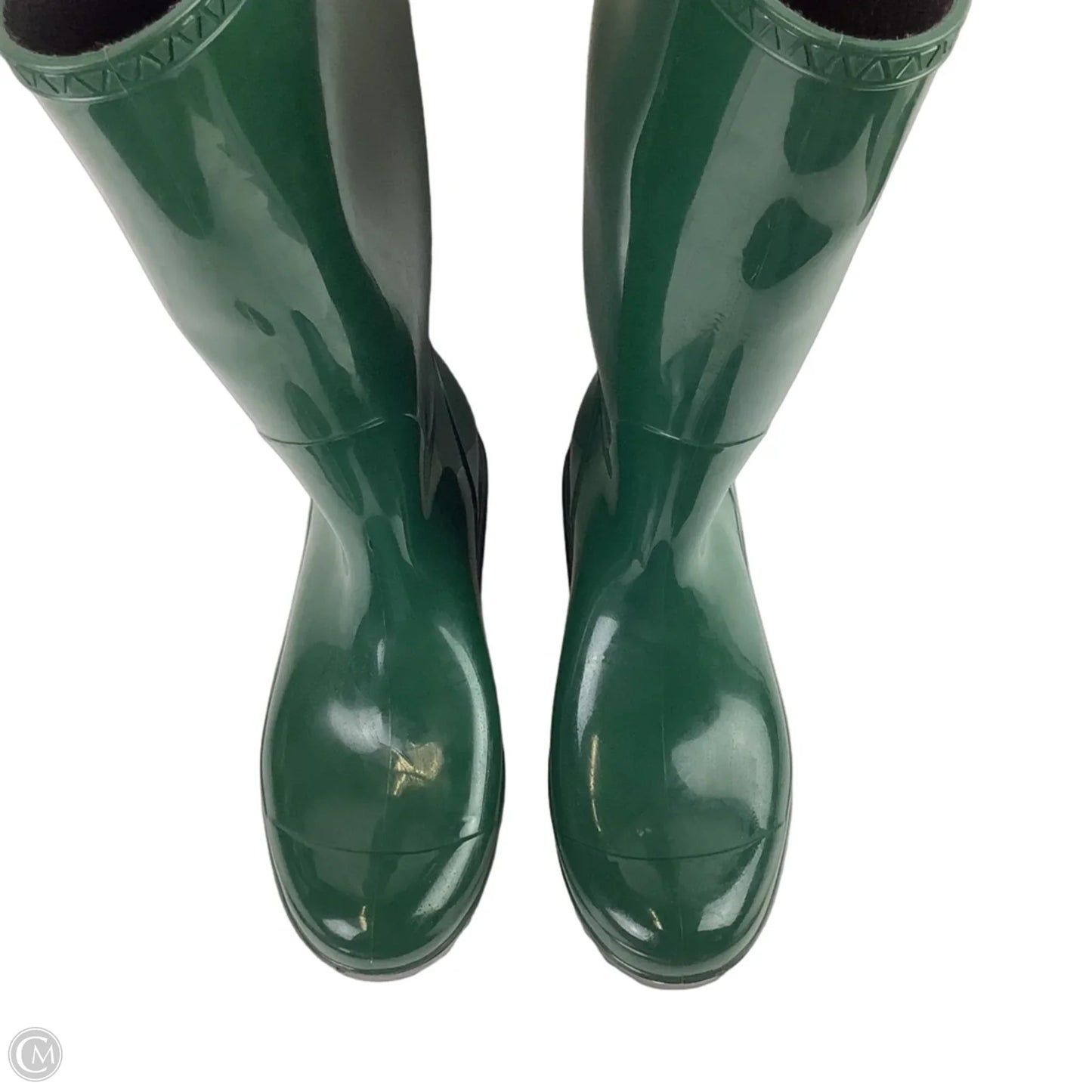 Boots Designer By Ugg In Green, Size: 9