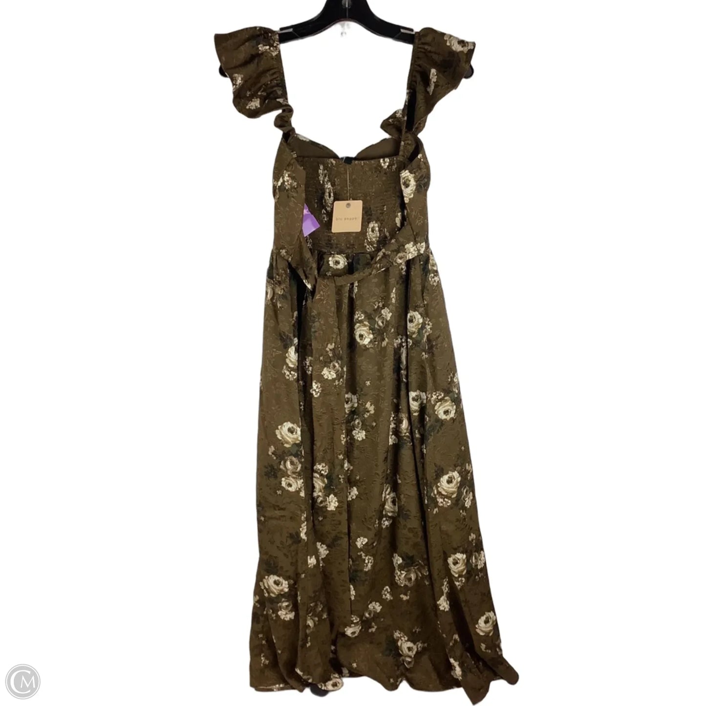 Dress Casual Maxi By Blu Pepper In Brown, Size: M