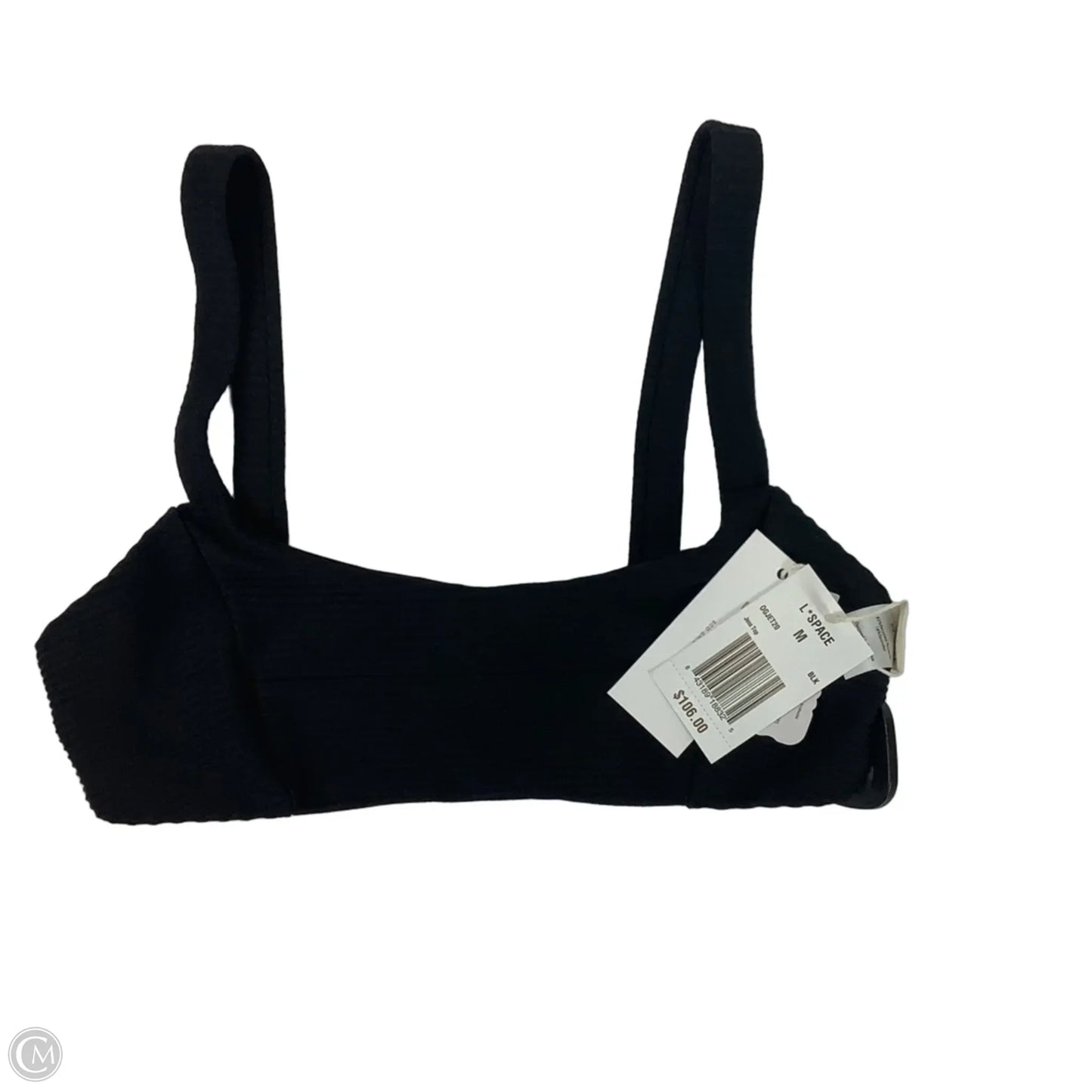 Swimsuit Top By Cmc In Black, Size: M