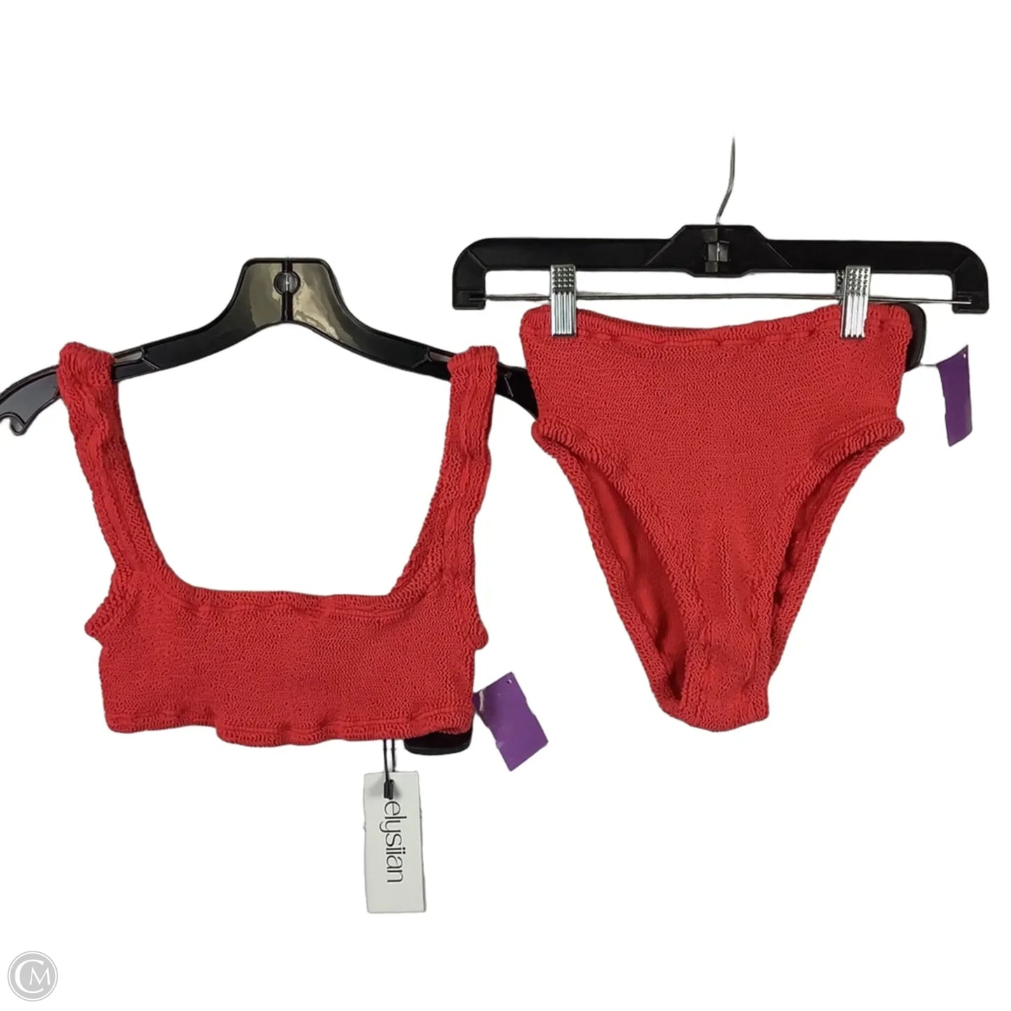 Swimsuit 2pc By Cmc In Coral, Size: Osfm