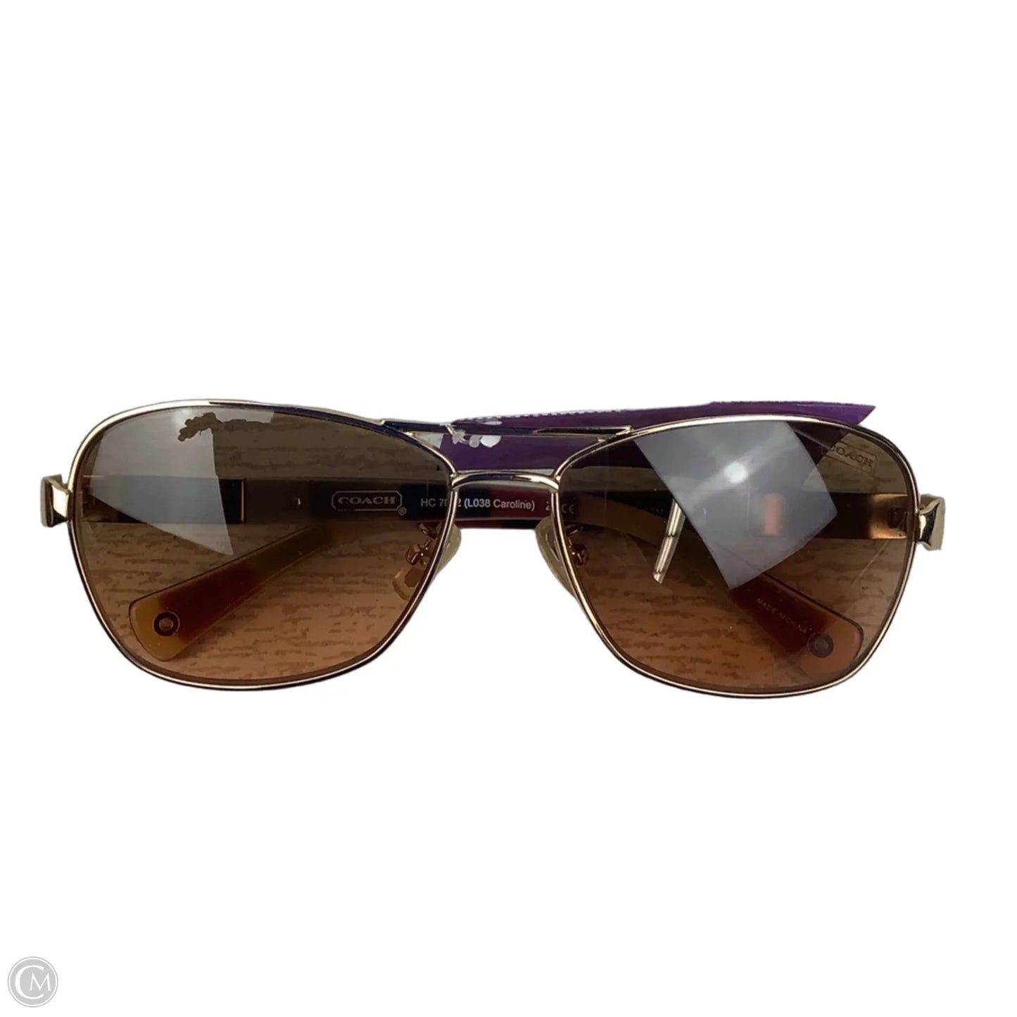Sunglasses Designer By Coach, Size: