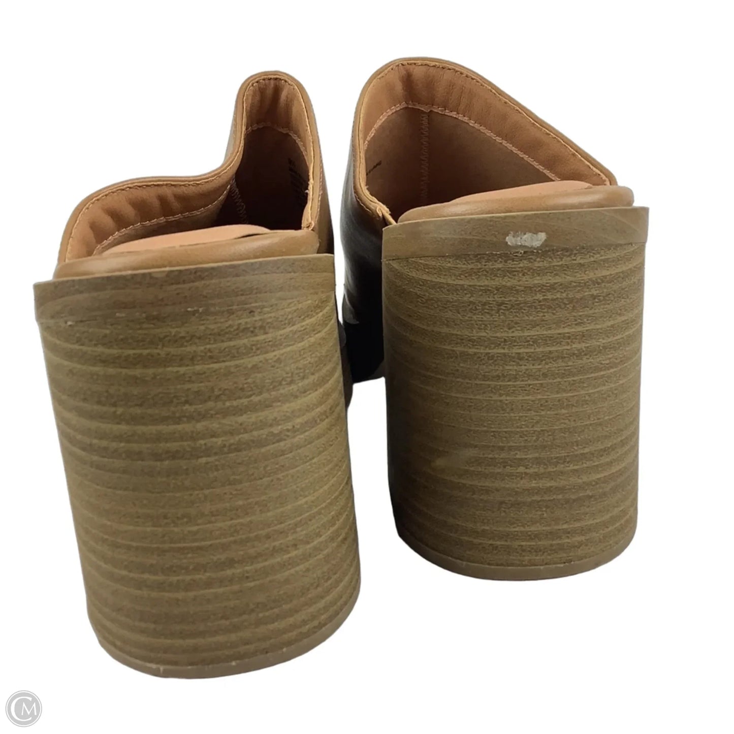 Shoes Heels Block By Universal Thread In Brown, Size: 9.5