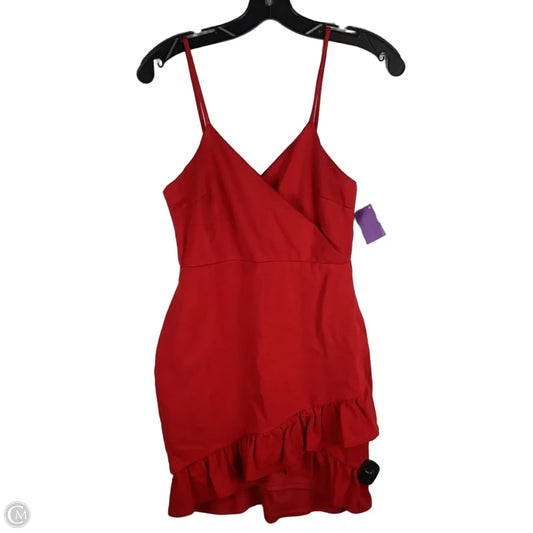 Dress Party Short By Lulus In Red, Size: S