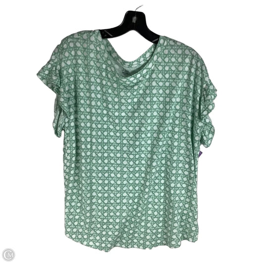 Top Short Sleeve By Crown And Ivy In Green, Size: M