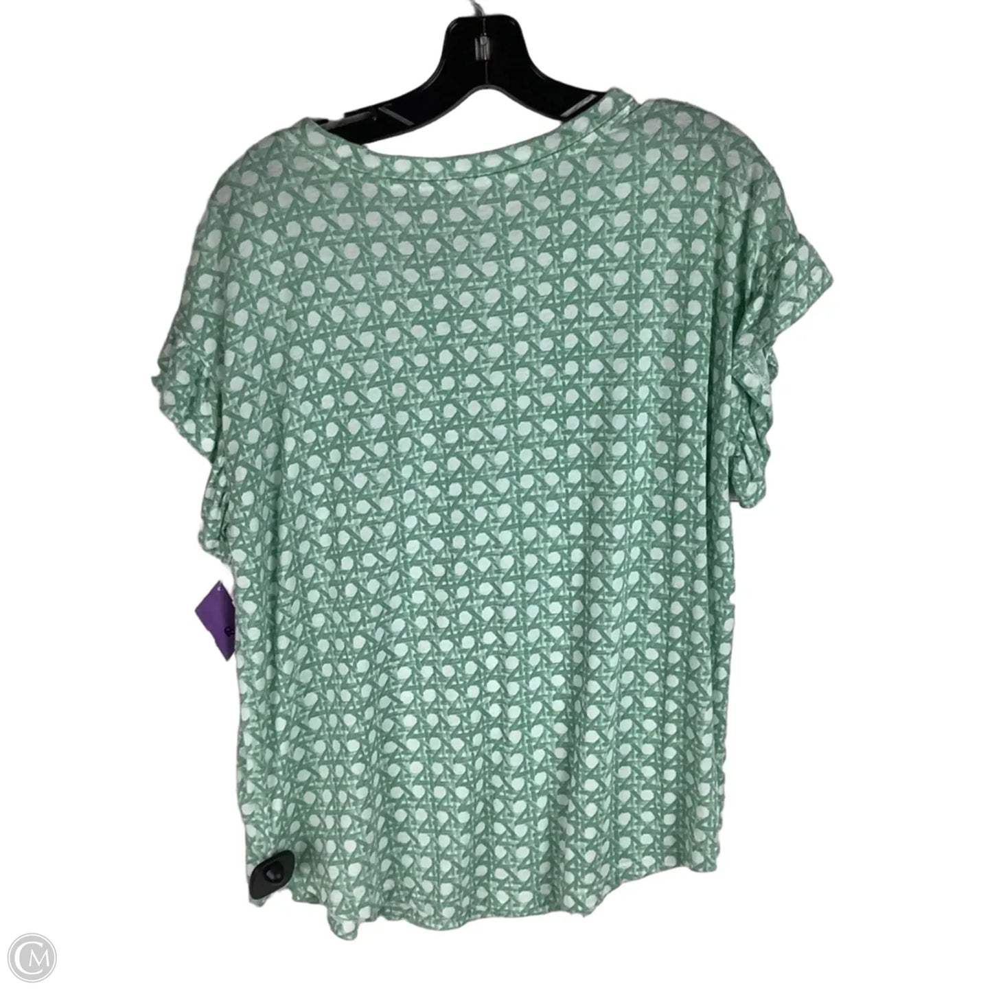Top Short Sleeve By Crown And Ivy In Green, Size: M