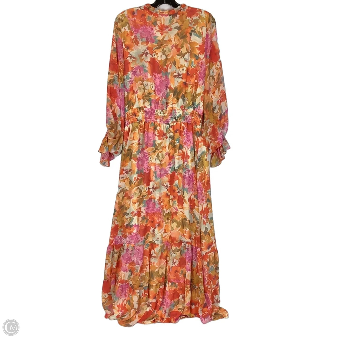 Dress Casual Maxi By Vince Camuto In Orange, Size: L