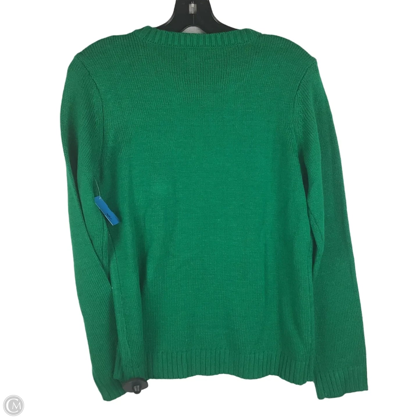 Sweater By Clothes Mentor In Green & Red, Size: S