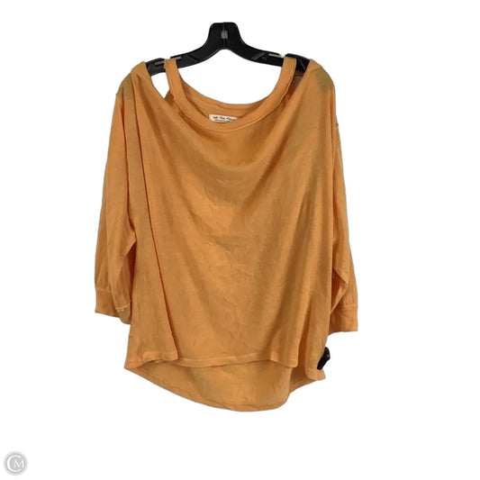 Top Long Sleeve By We The Free In Orange, Size: L