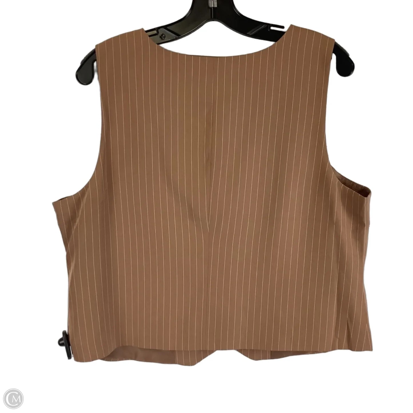 Vest Other By Nicole Miller In Brown, Size: Xl