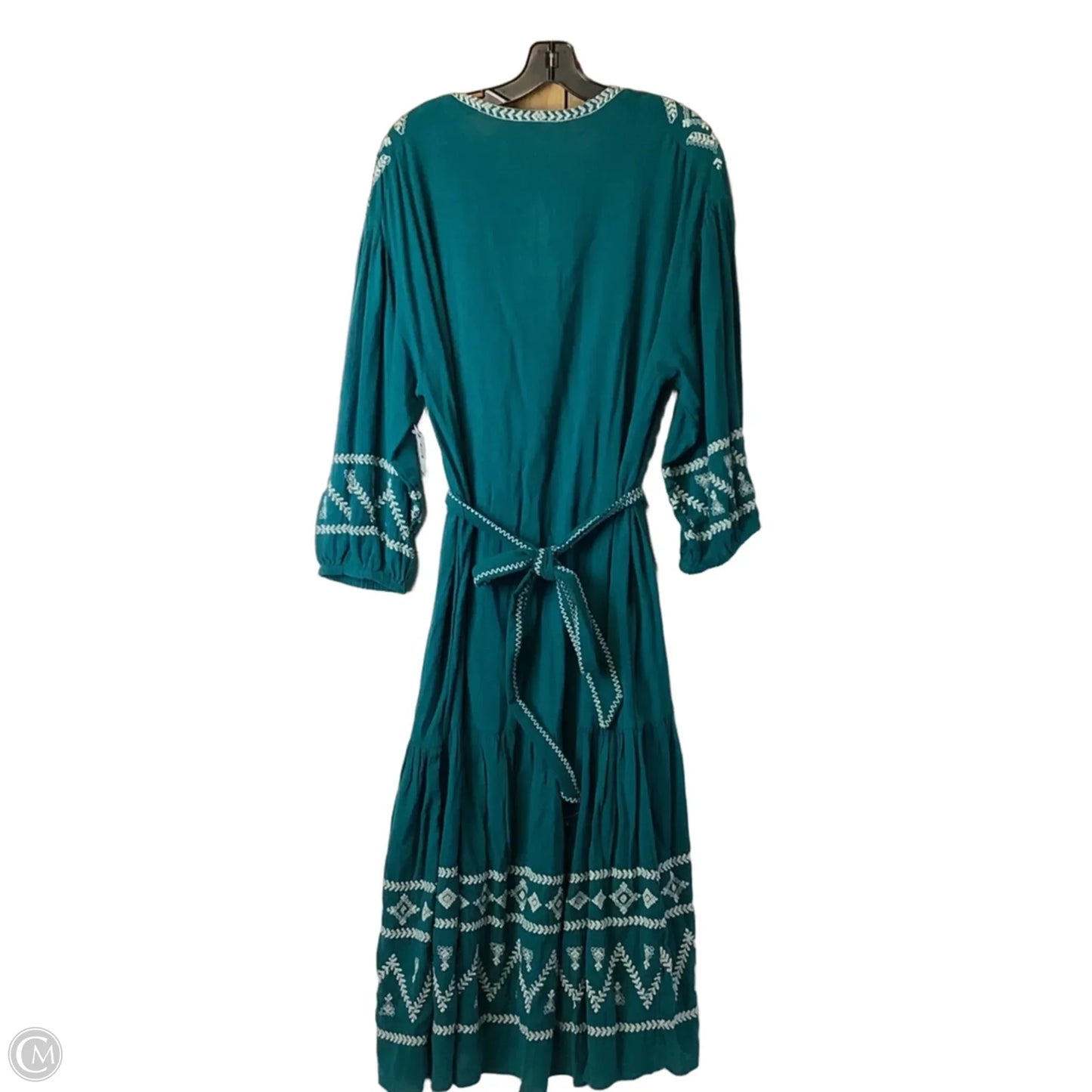 Dress Casual Midi By Zara In Blue, Size: L