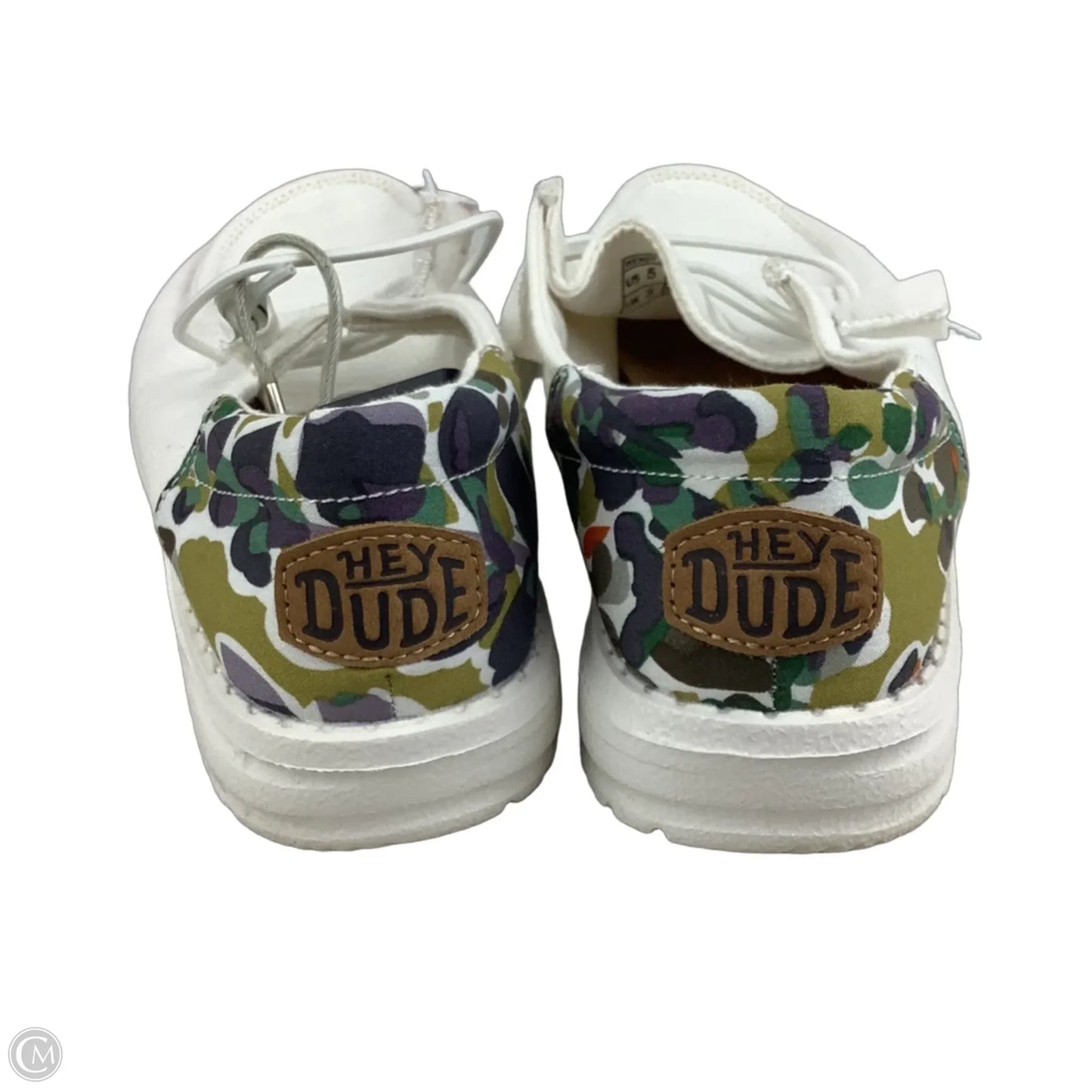 Shoes Flats By Hey Dude In White, Size: 5