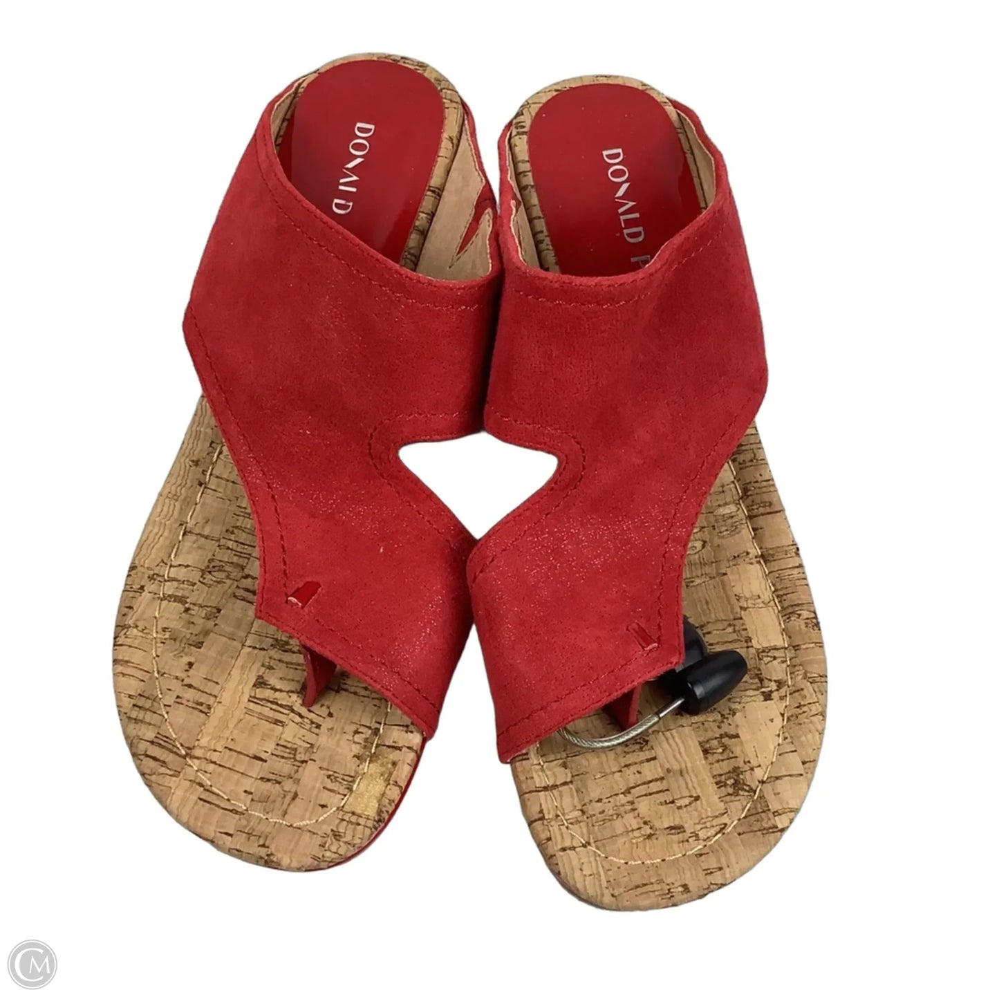 Shoes Heels Wedge By Donald Pliner In Red, Size: 9