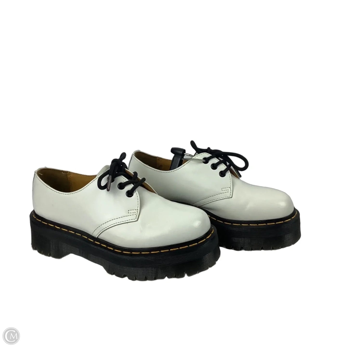 Shoes Platform By Dr Martens In White, Size: 7