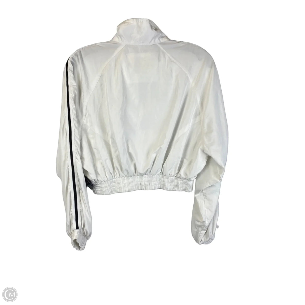 Jacket Windbreaker By Love Tree In White, Size: S