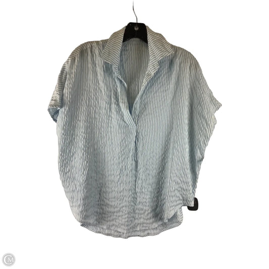 Top Short Sleeve By Vestique In Blue, Size: S