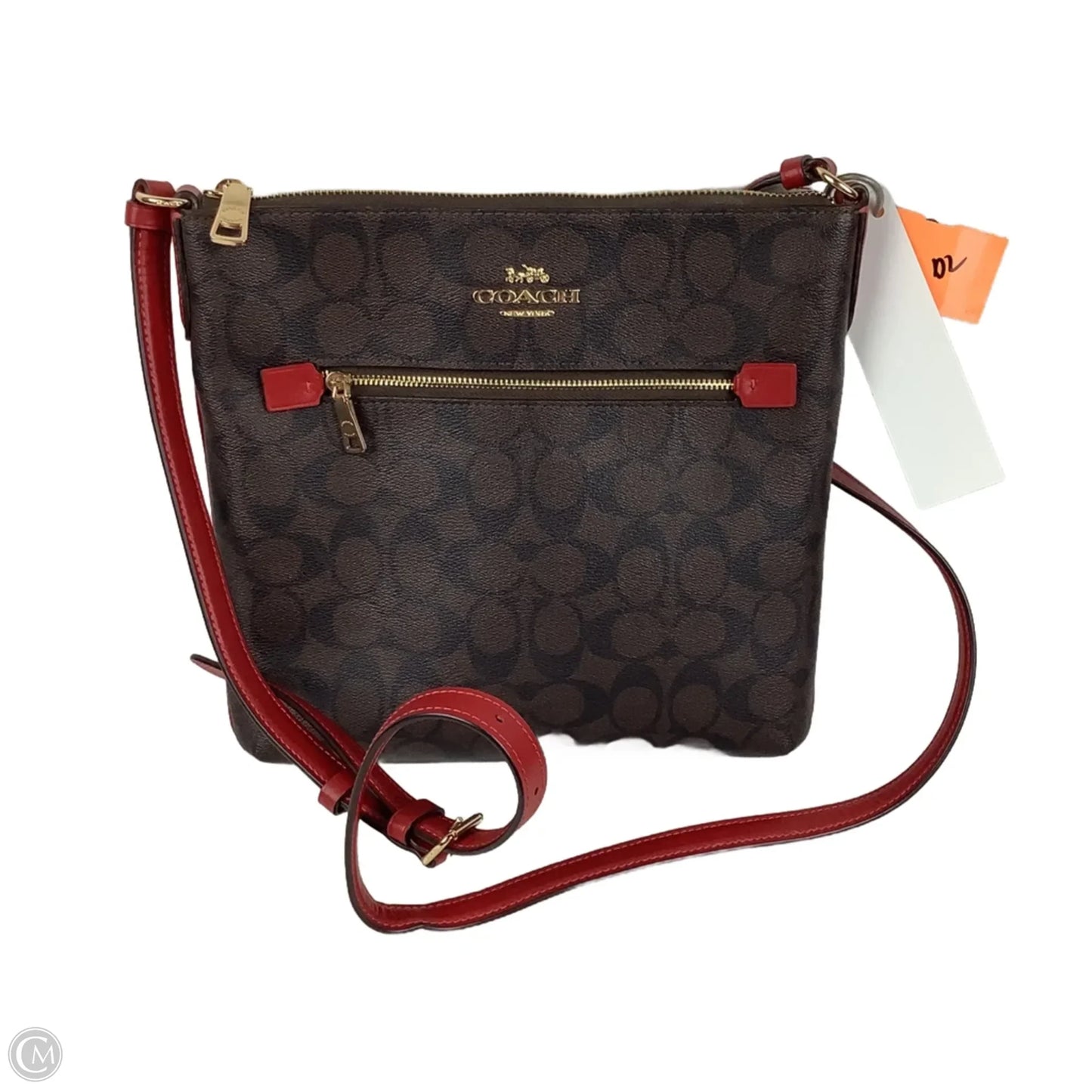 Crossbody Designer By Coach, Size: Medium