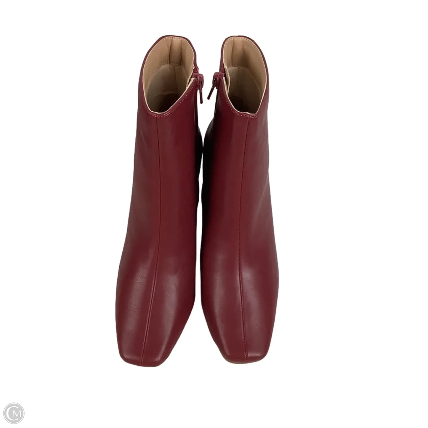 Boots Ankle Heels By Journee In Red, Size: 7