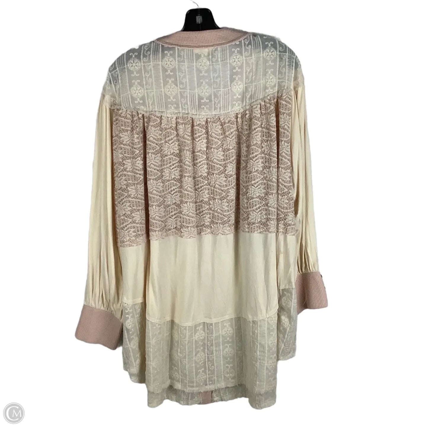 Tunic Long Sleeve By Pol In Pink, Size: M