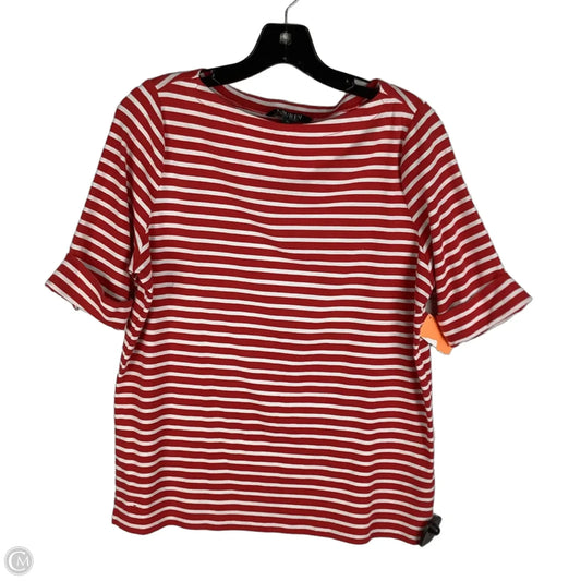 Top Short Sleeve By Lauren By Ralph Lauren In Red, Size: 1x