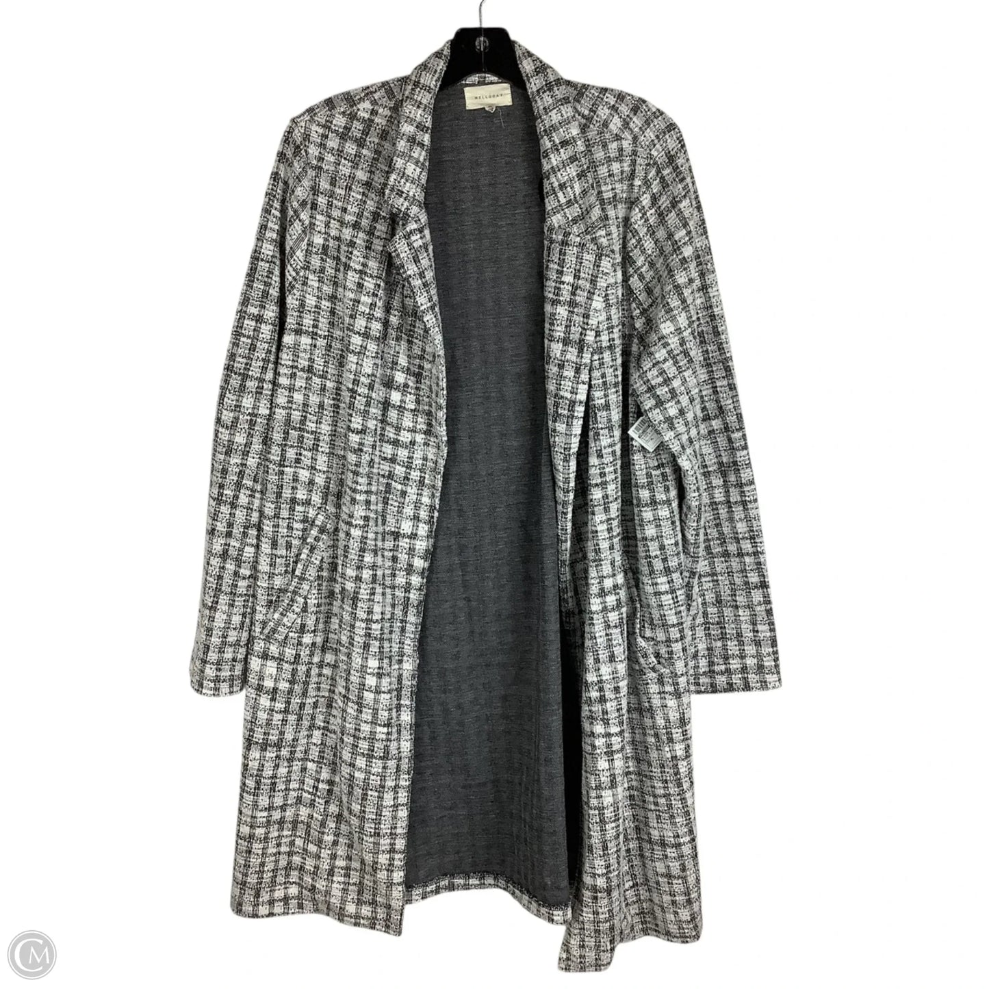 Blazer By Melloday In Black & White, Size: Xl