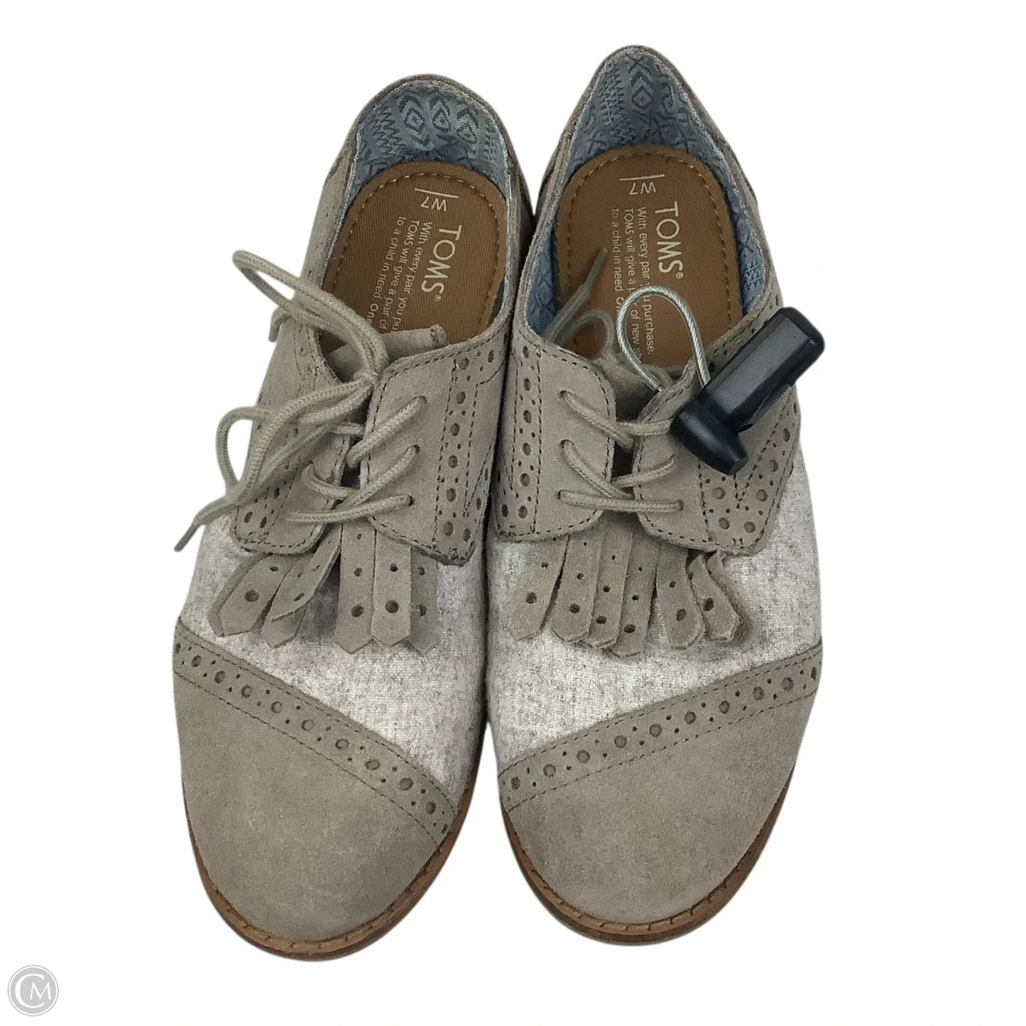 Shoes Flats By Toms In Taupe, Size: 7