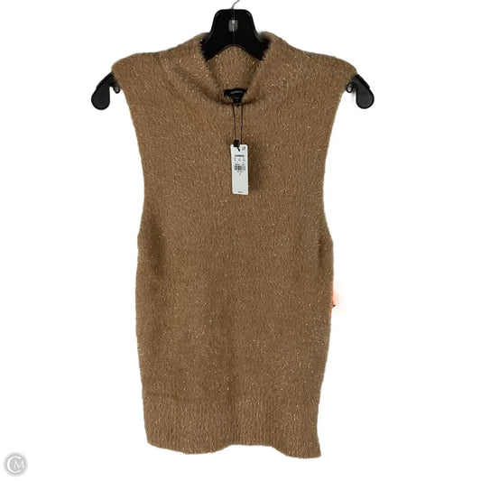 Sweater Short Sleeve By Express In Brown, Size: S