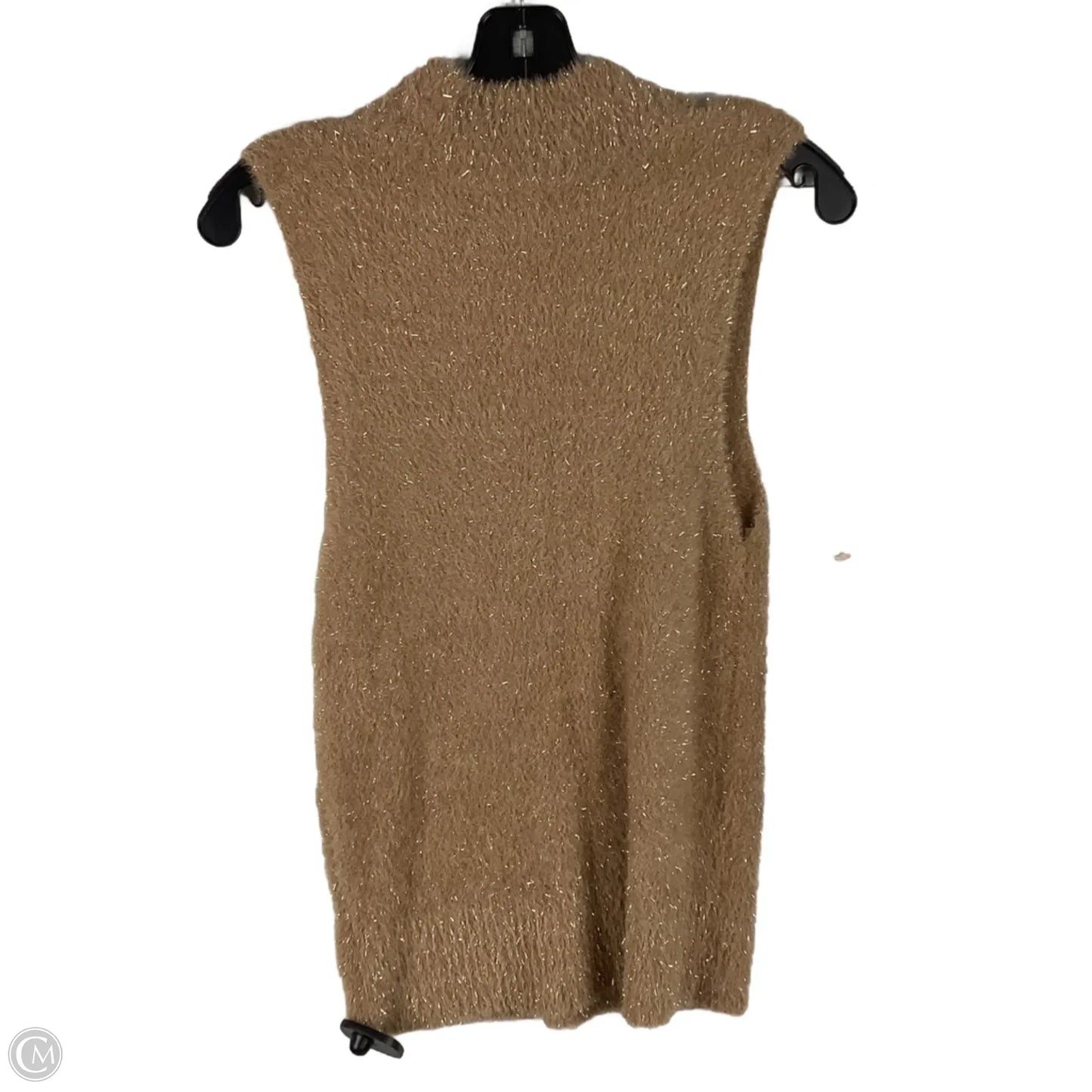 Sweater Short Sleeve By Express In Brown, Size: S