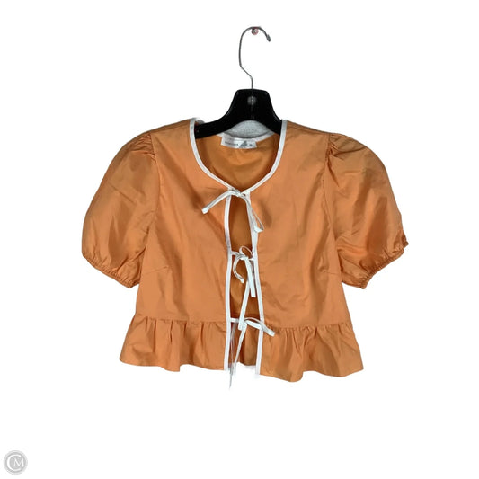 Top Short Sleeve By Altard State In Orange, Size: Xs