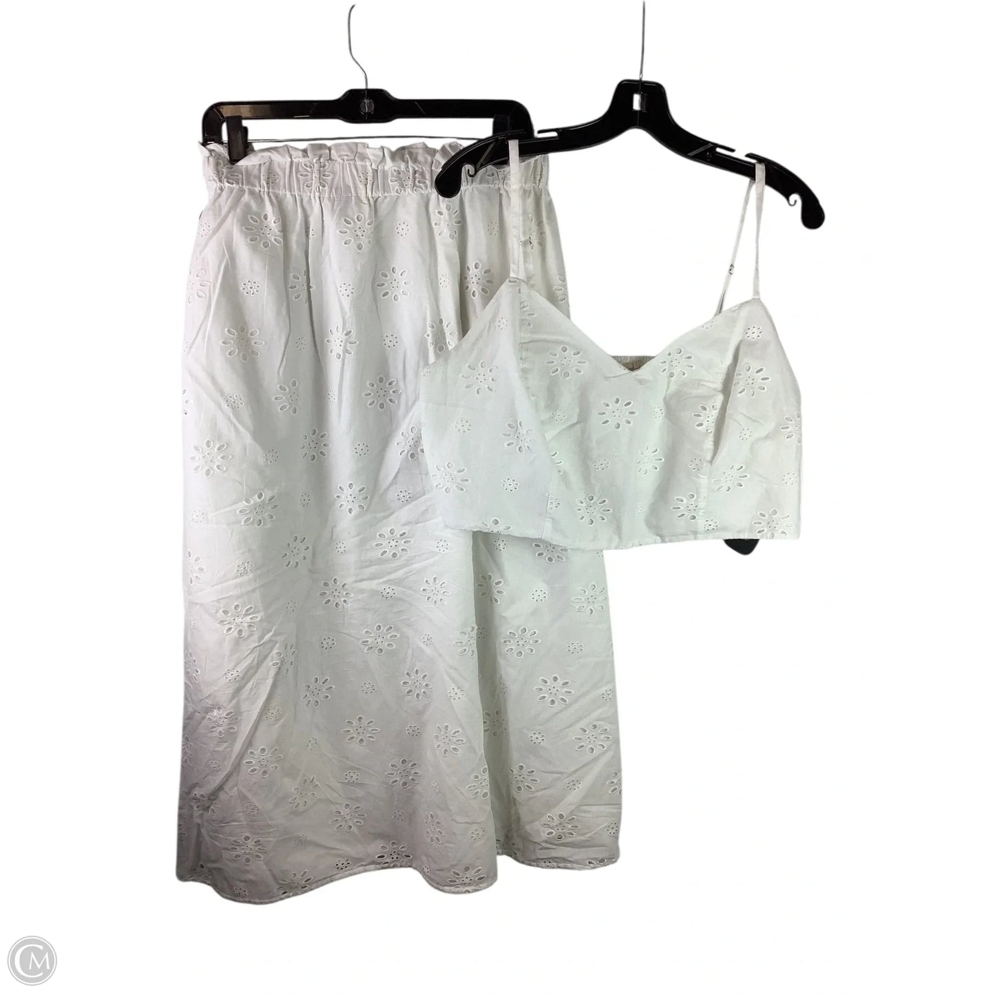 Top 2pc Sleeveless By Universal Thread In White, Size: Xxl