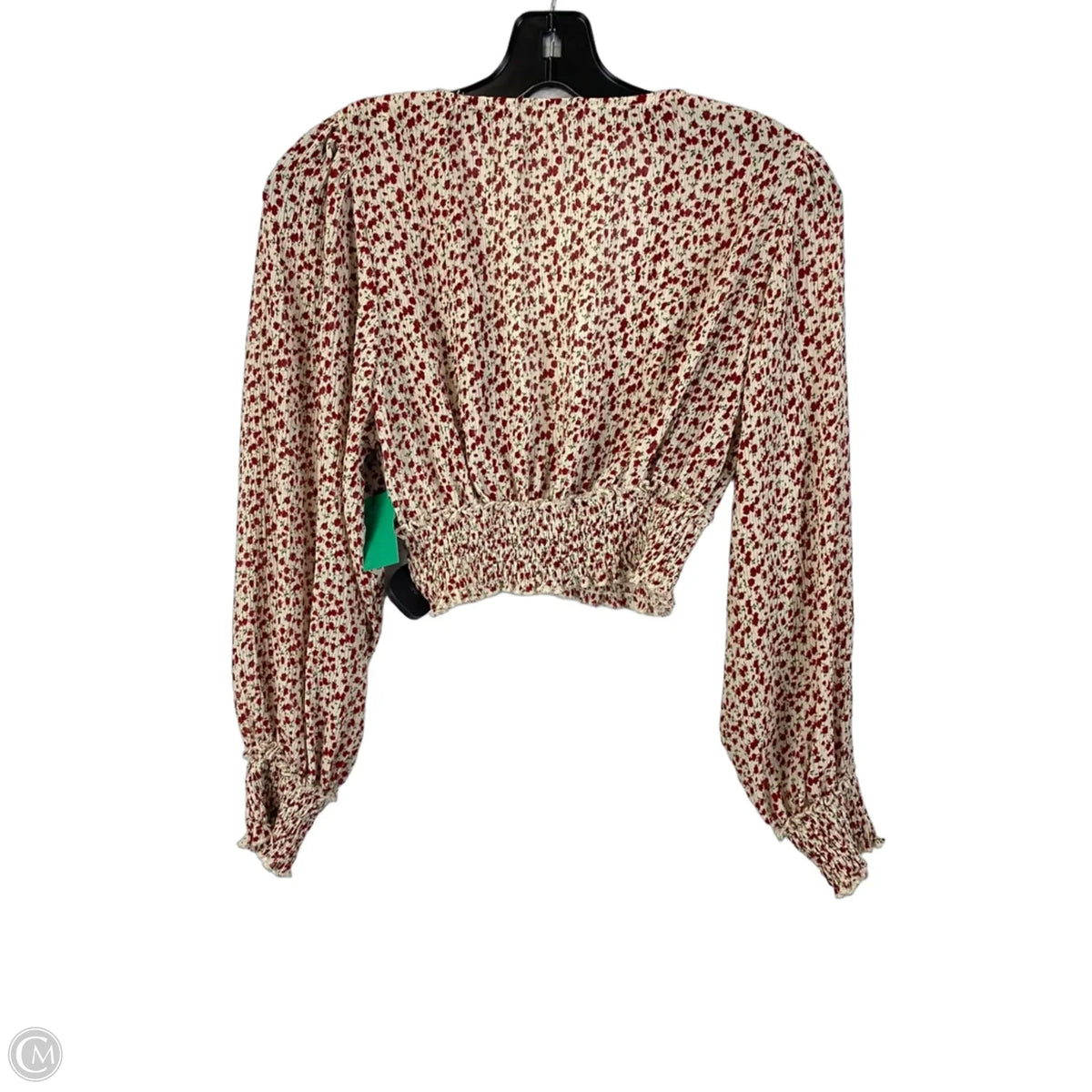 Top Long Sleeve By Mable In Red, Size: S