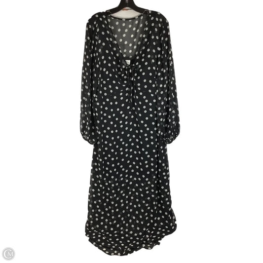 Dress Casual Maxi By Ava & Viv In Black, Size: Xxl