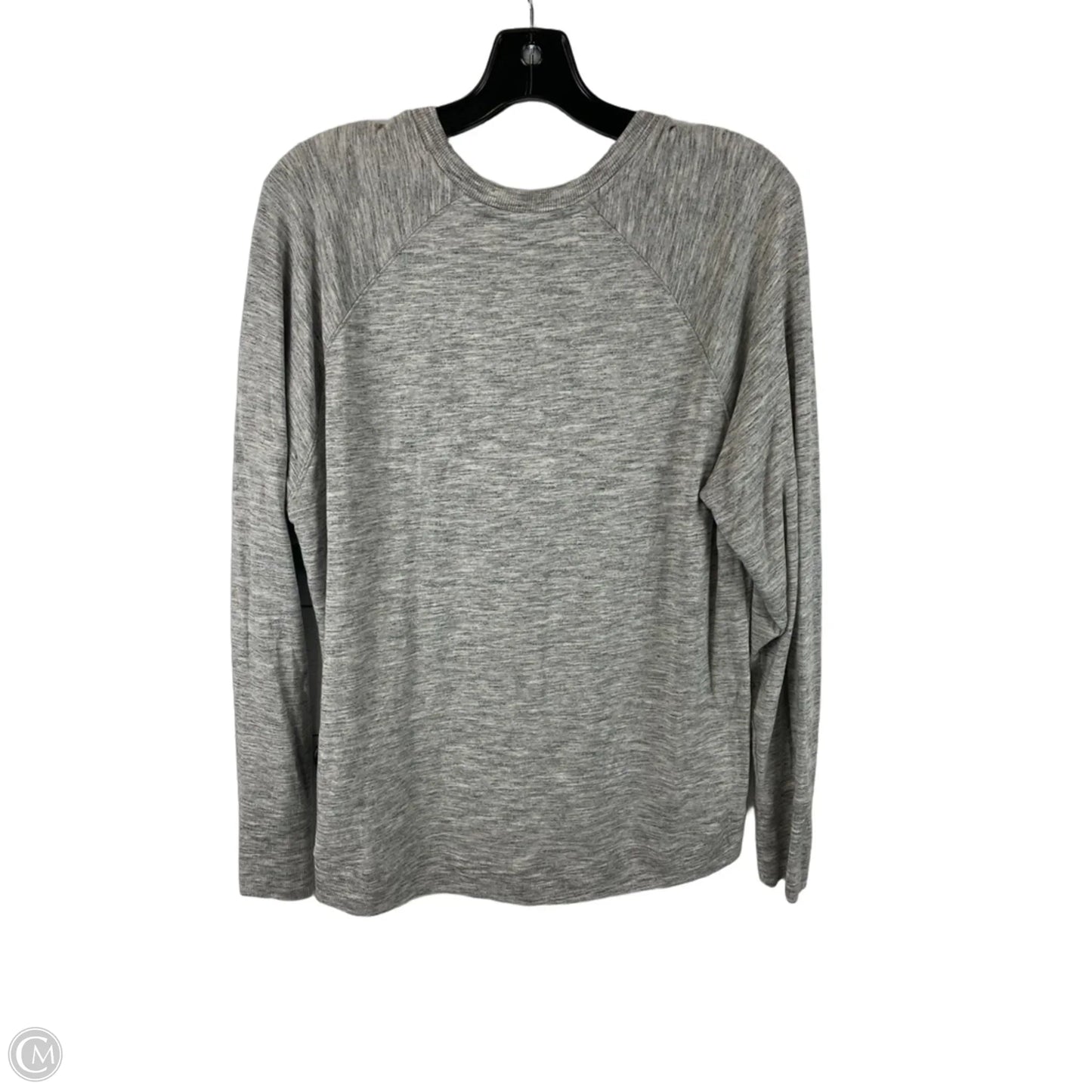 Top Long Sleeve By Athleta In Grey, Size: L