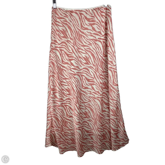 Skirt Midi By Cmc In Zebra Print, Size: S