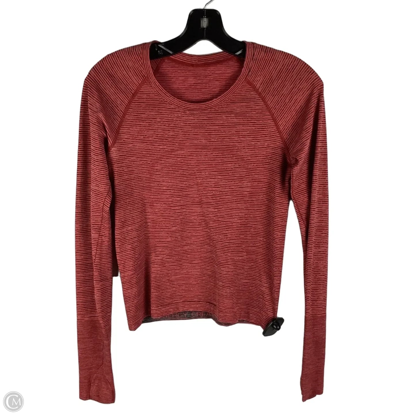 Top Long Sleeve By Lululemon In Striped Pattern, Size: 6
