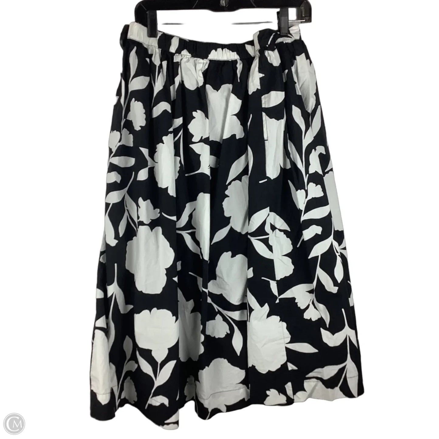 Skirt Designer By Kate Spade/TARGET In Black & White, Size: Xl