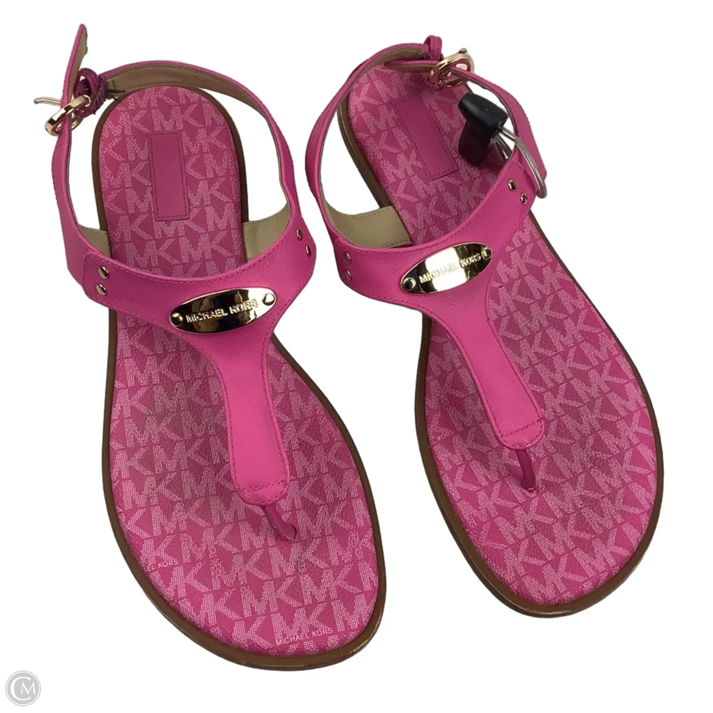 Sandals Flats By Michael By Michael Kors In Pink, Size: 10