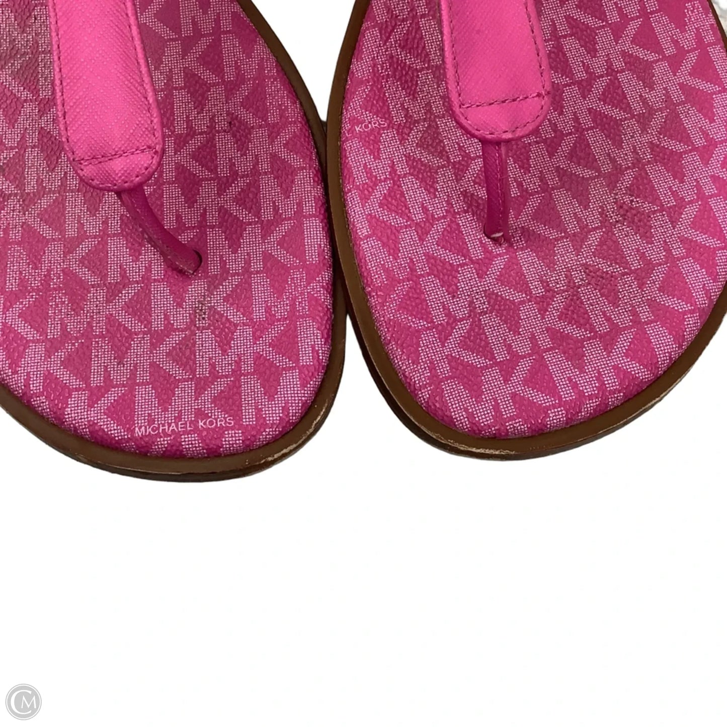 Sandals Flats By Michael By Michael Kors In Pink, Size: 10