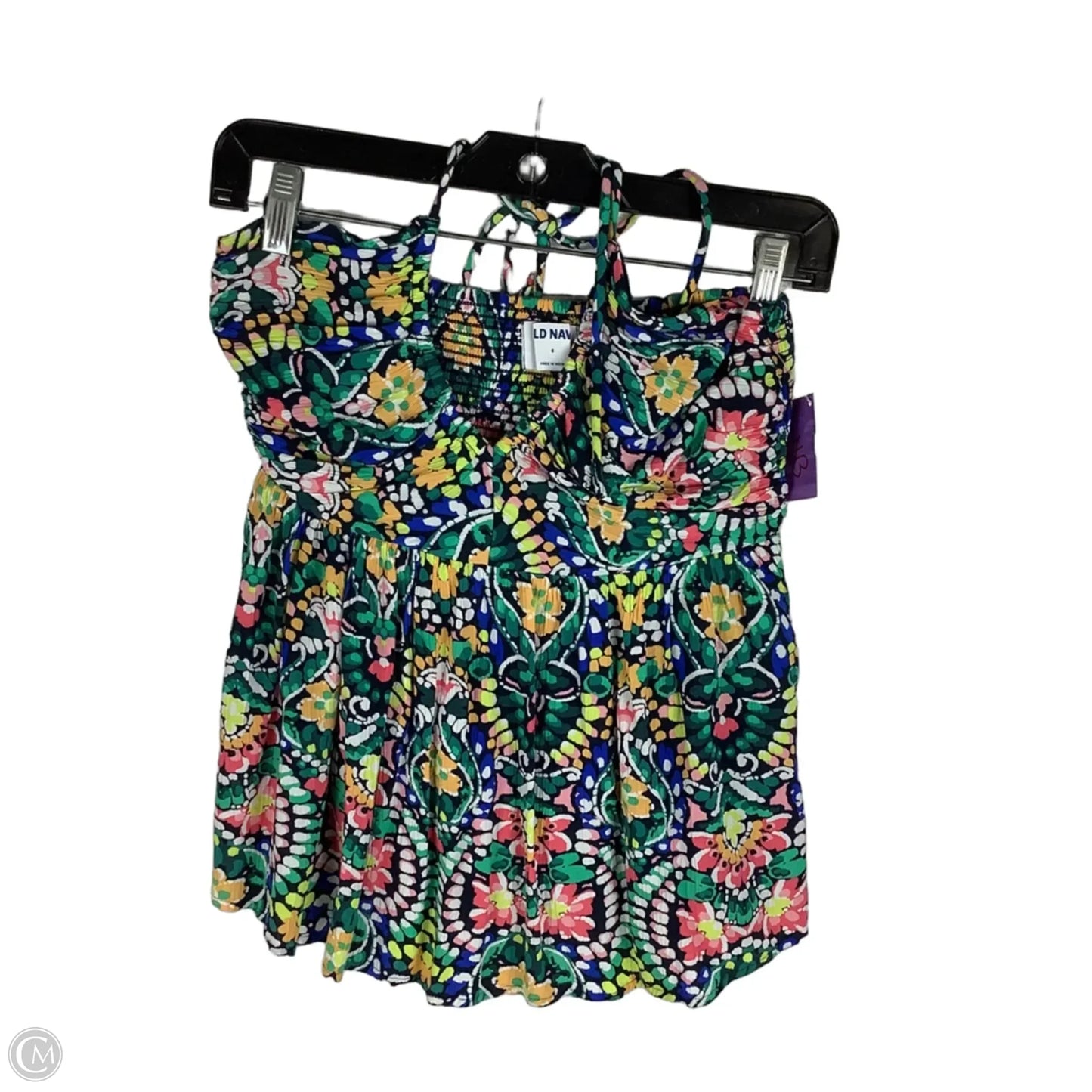Top Sleeveless By Old Navy In Floral Print, Size: S