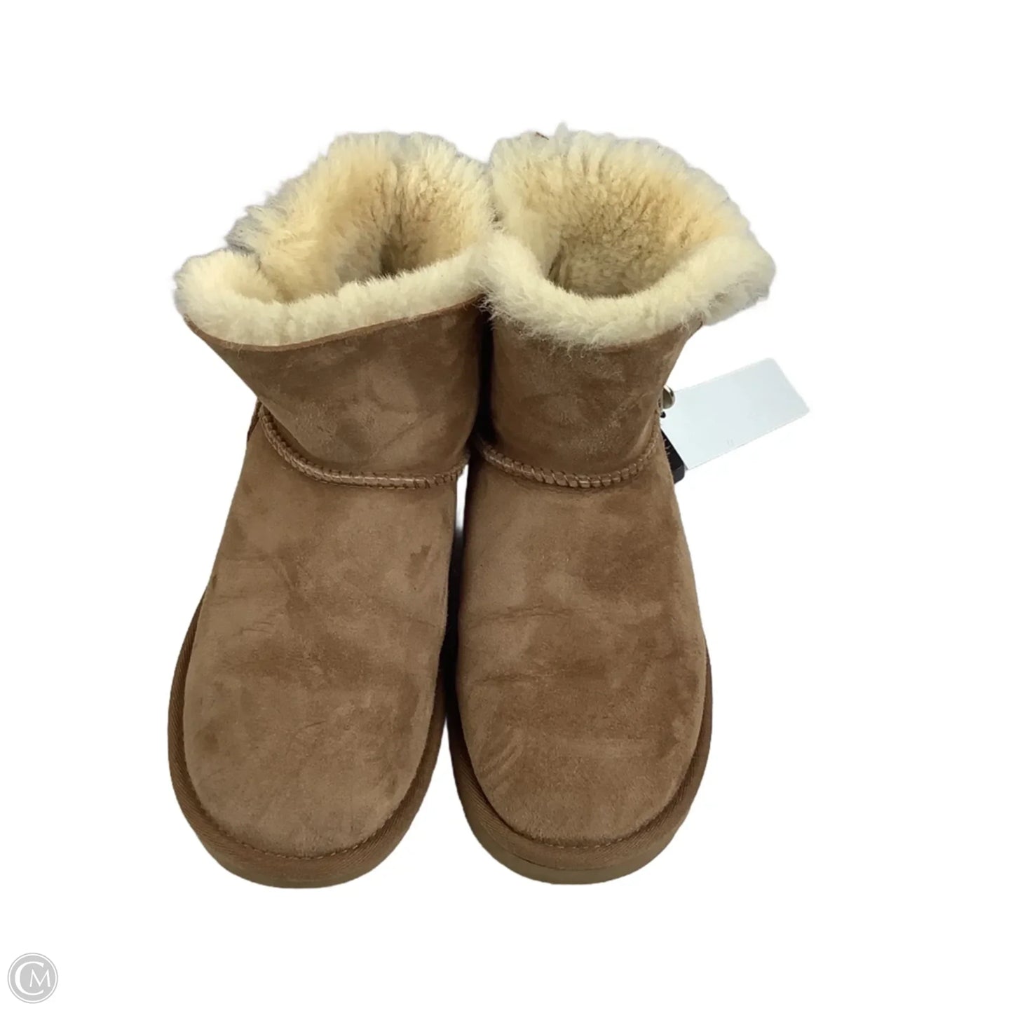 Boots Designer By Ugg In Brown, Size: 6