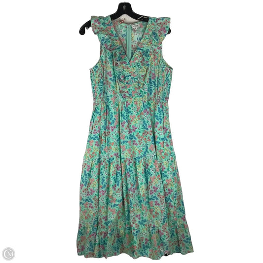 Dress Casual Maxi By J. Crew In Floral Print, Size: 8