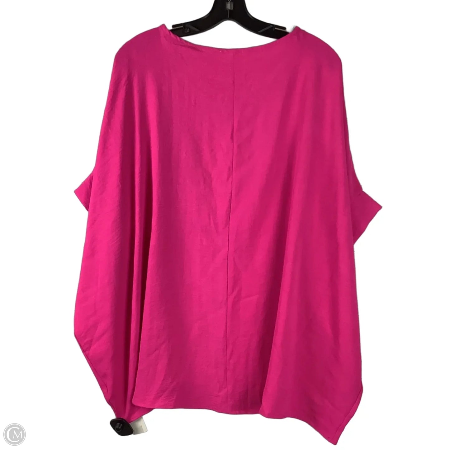 Top Short Sleeve By Andree By Unit In Pink, Size: 1x