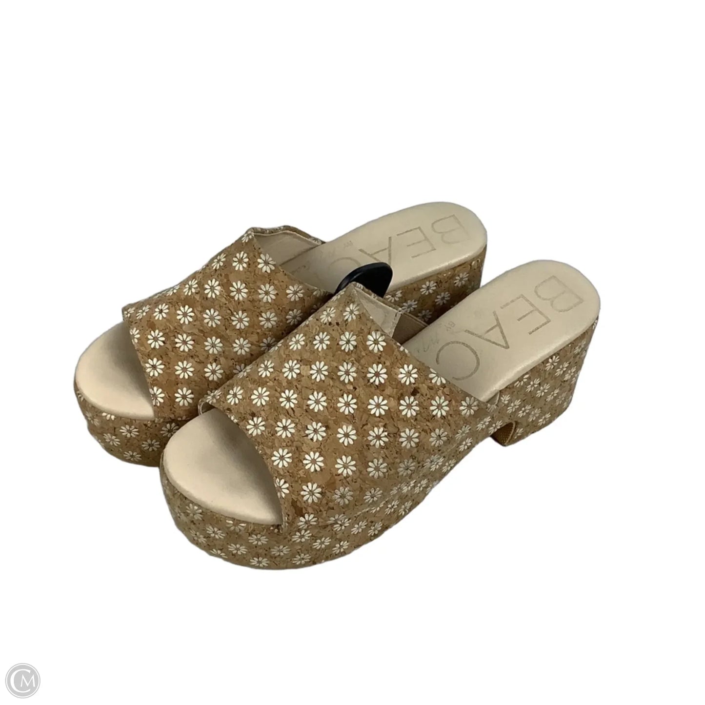 Sandals Heels Stiletto By Cmc In Floral Print, Size: 8