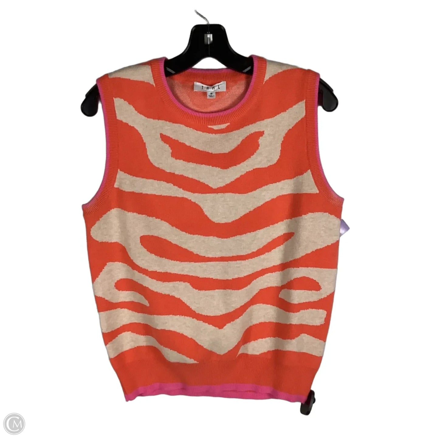 Top Sleeveless By Thml In Animal Print, Size: M